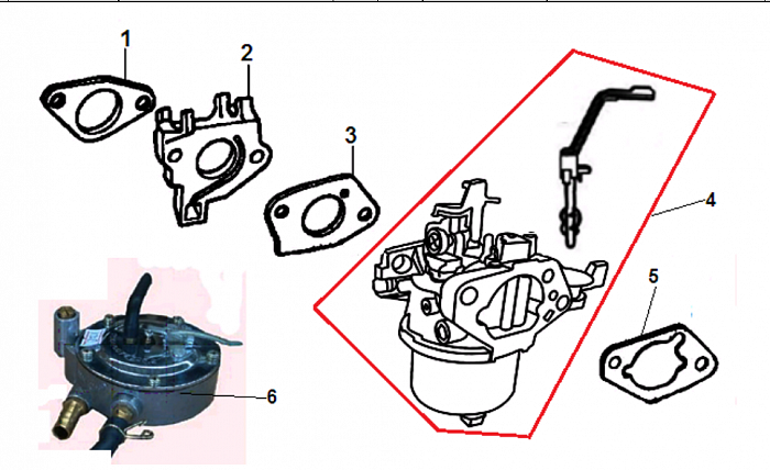 9 КАРБЮРАТОР ГЕНЕРАТОР CHAMPION LPG2500