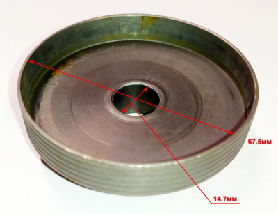 Барабан сцепления со звездочкой 325 для BS-62(167) HYV, BS-62, BS-52(M)(49) TPW