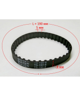 Приводной ремень T5-190-8 для СЗЦ-200 (17) SAF 8x2x5x190